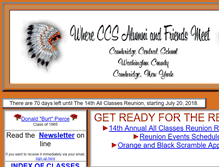 Tablet Screenshot of ccsindians.com